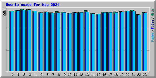 Hourly usage for May 2024